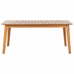 Garden Dining Table FORNELLI 180 cm 90 cm Acacia Wood Brown