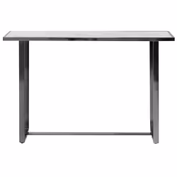 Console Table PLANO Tempered Glass White Marble
