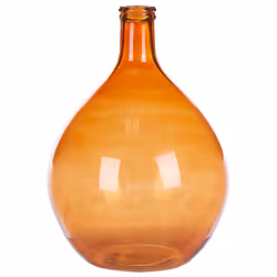 Decorative Vase CHATNI Glass 48 cm Golden Brown