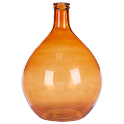Decorative Vase CHATNI Glass 48 cm Golden Brown