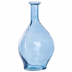 Decorative Vase PAKORA Glass 28 cm Light Blue