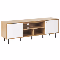 TV Stand PALMER Brown/ White