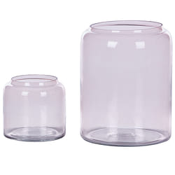 Decorative Vase RASAM Glass 20/11 cm Pastel Pink