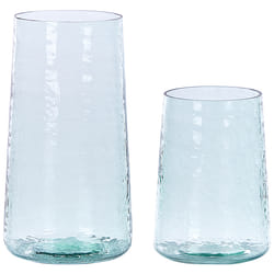 Decorative Vase KULCHE Glass 25/17 cm Transparent