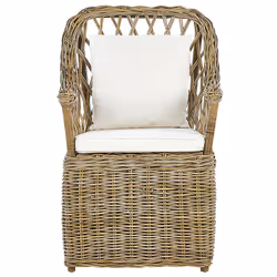 Garden Armchair MAROS Rattan Natural - Additional view 4