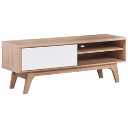 TV Stand BUFFALO Brown/ White