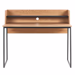 Home Office Desk GORUS Light Brown 120 cm 59 cm