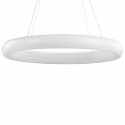 Metal LED Pendant Lamp White BAGO