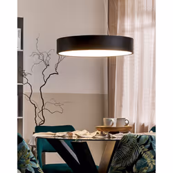 Metal LED Pendant Lamp Black LENYA