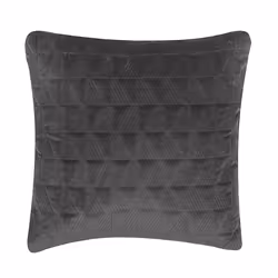 Set of 2 Decorative Cushions LALAM Cotton 45 x 45 cm Grey Geometric Pattern