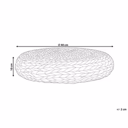 Water Hyacinth Floor Pouffe Natural WAHOO