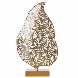 Figurine Leaf LITHIUM Metal Gold