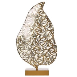 Figurine Leaf LITHIUM Metal Gold