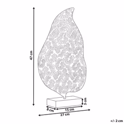 Figurine Leaf LITHIUM Metal Gold
