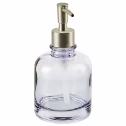 4-Piece Bathroom Accessories Set TELMA Glass Violet