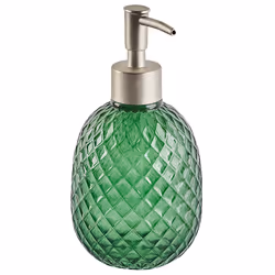 4-Piece Bathroom Accessories Set CANOA Glass Green