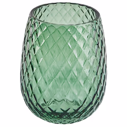 4-Piece Bathroom Accessories Set CANOA Glass Green - Additional view 4