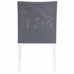 Set of 6 Garden Chairs BACOLI Fabric Dark Grey