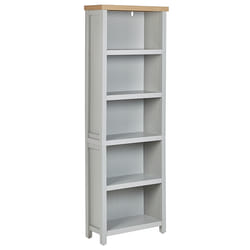 5 Tier Bookcase CLIO 181 cm Light Grey