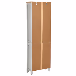 5 Tier Bookcase CLIO 181 cm Light Grey