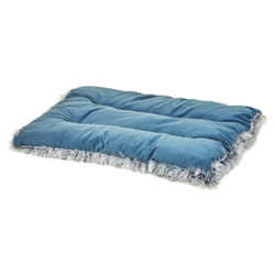 Pet Bed ERGANI Velvet Blue