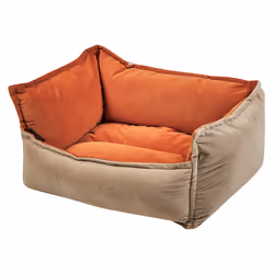 Pet Bed IZMIR Velvet Orange Beige