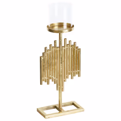 Candle Holder NIAS Metal 47 cm Gold