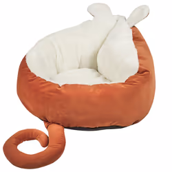 Pet Bed HASSA Velvet Orange