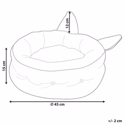 Pet Bed KEPEZ Fabric Grey