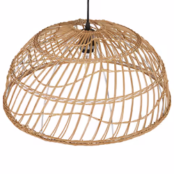 Rattan Pendant Lamp Natural RAVINE - Additional view 2