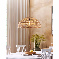 Rattan Pendant Lamp Natural RAVINE - Additional view 3