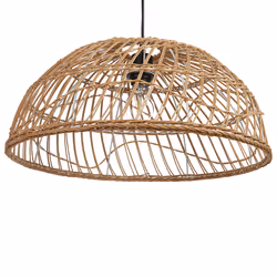 Rattan Pendant Lamp Natural RAVINE - Additional view 4