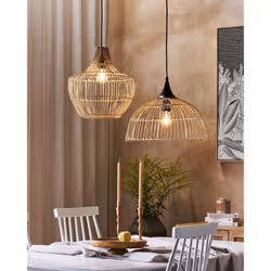 Rattan Pendant Lamp Natural BARARIS