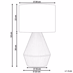 Table Lamp MALEWA Paper Rope Natural - Additional view 2