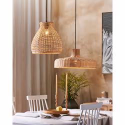 Rattan Pendant Lamp Natural SAKENI