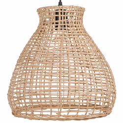 Rattan Pendant Lamp Natural SAKENI - Additional view 4