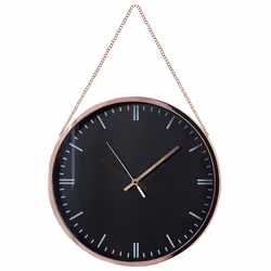 Wall Clock BEZAS 30 cm Black