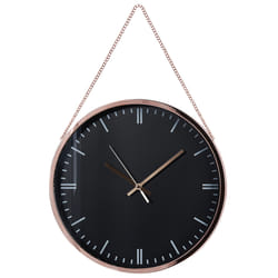 Wall Clock BEZAS 30 cm Black
