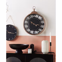 Wall Clock ALLOZA 44 cm Black