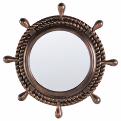 Wall Mirror GORMAZ 46 cm 46 cm Brown