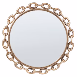 Wall Mirror YEBRA 46 cm 46 cm Gold
