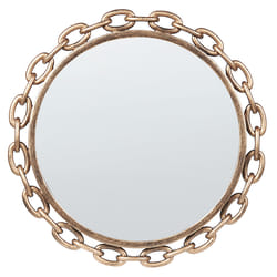 Wall Mirror YEBRA 46 cm 46 cm Gold