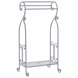 Towel Stand LINARES Metal Grey