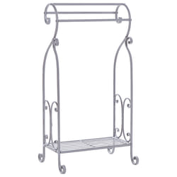 Towel Stand LINARES Metal Grey
