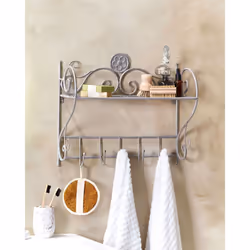 Wall Shelf OSORNO Metal Grey