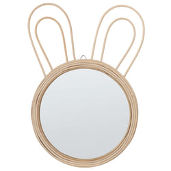 Wall Mirror GOLONG 26 cm 45 cm Rattan Natural