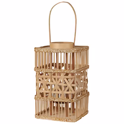 Lantern LUMBIS Bamboo Wood 54 cm Natural