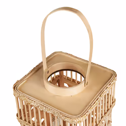 Lantern LUMBIS Bamboo Wood 54 cm Natural