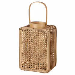 Lantern BANTUL PE Rattan 28 cm Natural