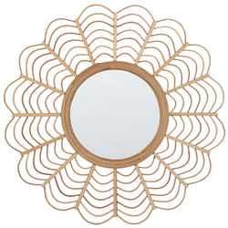 Wall Mirror TUMBIT 60 cm 60 cm Bamboo Wood Natural